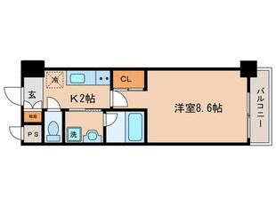 アミティエ山科の物件間取画像